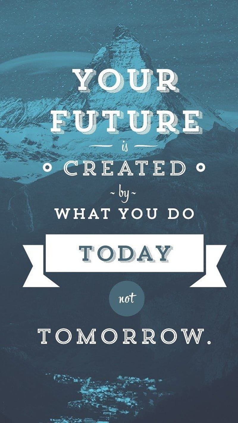 Your Future , your future, english, quotes, inspirational, motivation, HD phone wallpaper