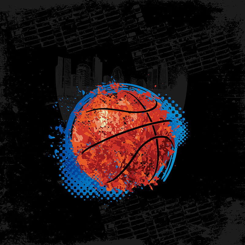 basketball sport ball, adrenaline, champion, game, goal, play, street, team, HD phone wallpaper