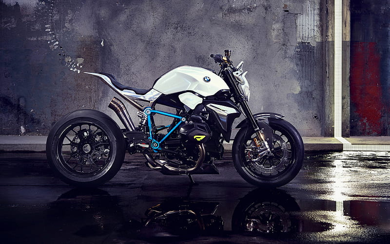 BMW Concept Roadster 2018, side view, new sport motorcycles, German sportbike, BMW, HD wallpaper