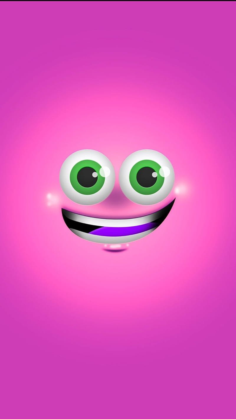 Pink Smiley . Funny iphone, Funny, Smile, HD phone wallpaper | Peakpx
