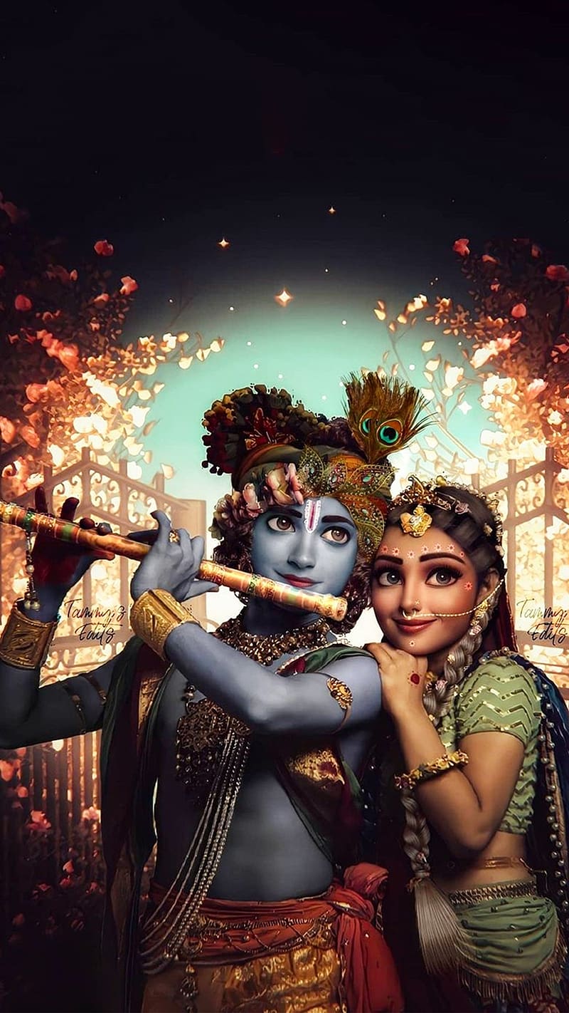 krishna and radha wallpapers