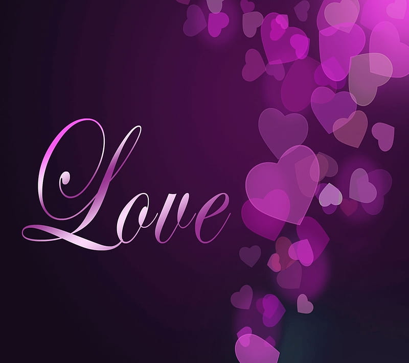 love, always, cute, siempre, corazones, nice, purple, together, HD wallpaper
