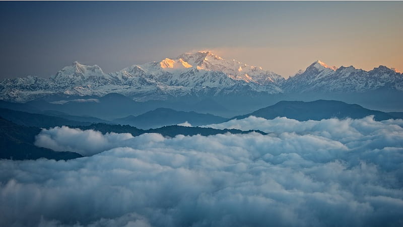 Kanchenjunga The Himalayas, HD wallpaper