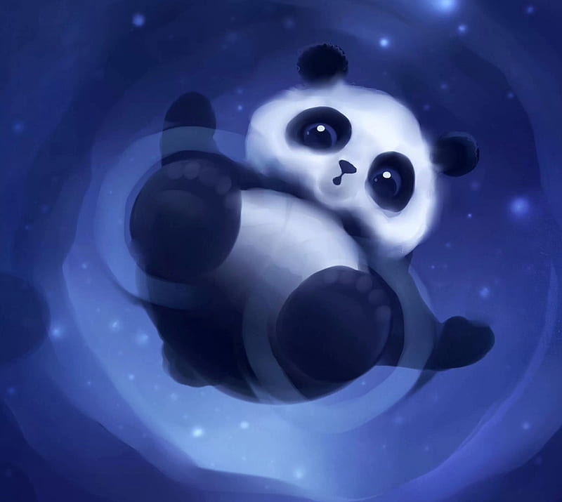 Cute Baby Panda P on Kawaii Chibi · Creative Fabrica