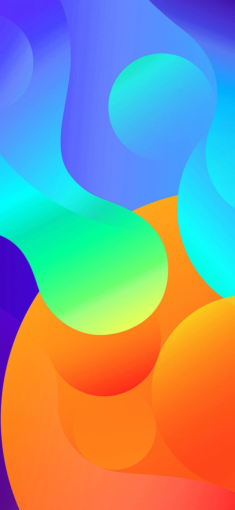 IPhone11 . abstract art color basic background pattern blue orange, HD ...