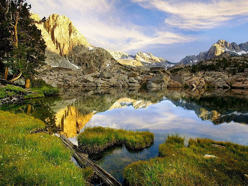 Beautiful Lake in Mountains, nice, bonito, lake, mountains, HD ...