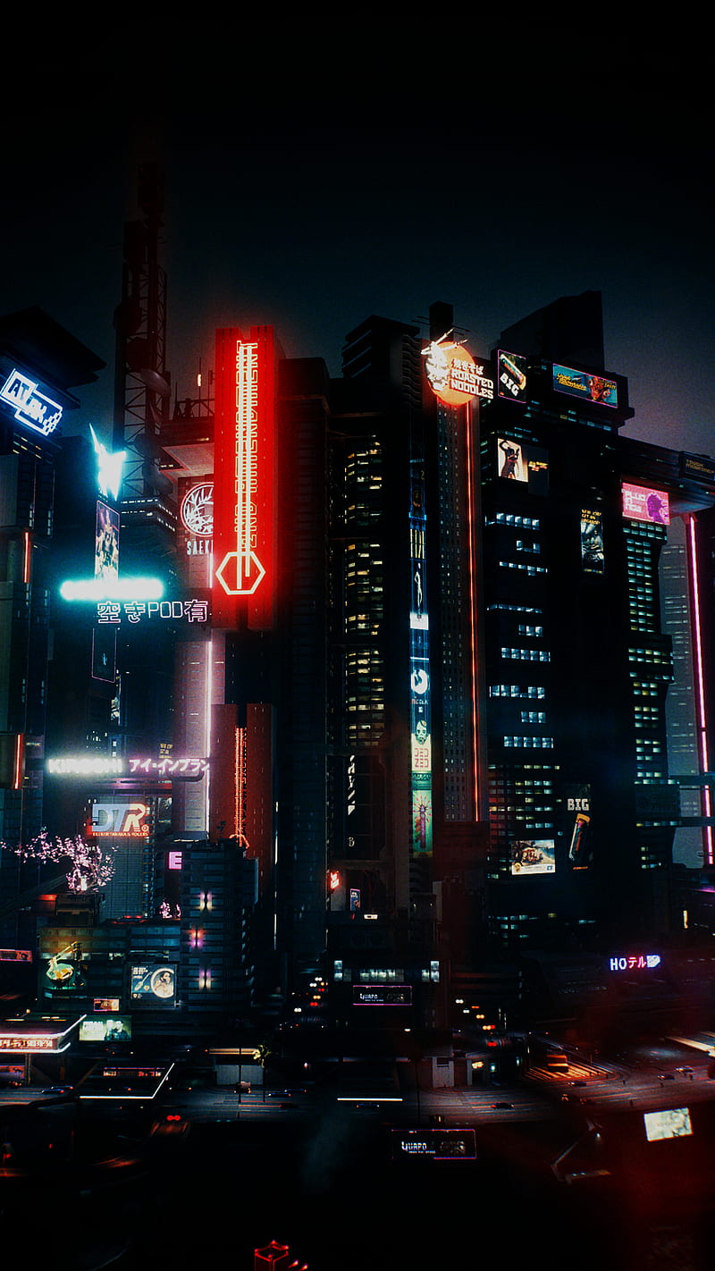 Night City Cp2077, cp 2077, cyberpunk, cyberpunk 2077, game, games, neon,  night city, HD phone wallpaper | Peakpx