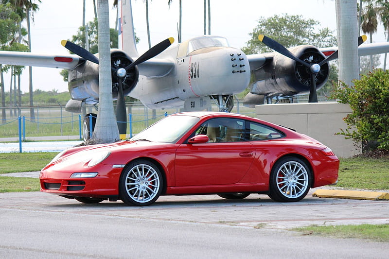 Porsche, Porsche 911 Carrera S, Car, Red Car, Sport Car, HD wallpaper