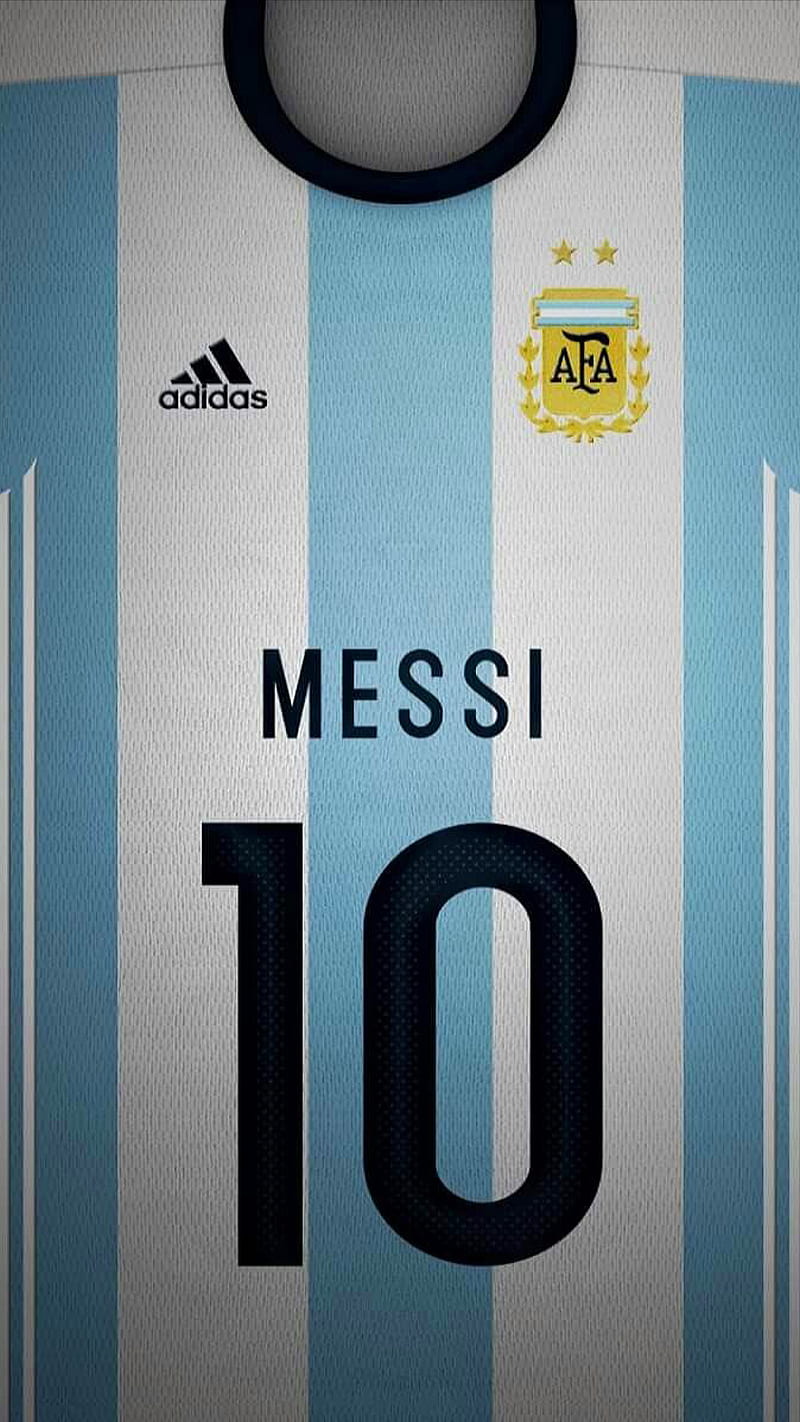 Messi, argentine, football, national, soccer, team, tshirt, HD phone wallpaper
