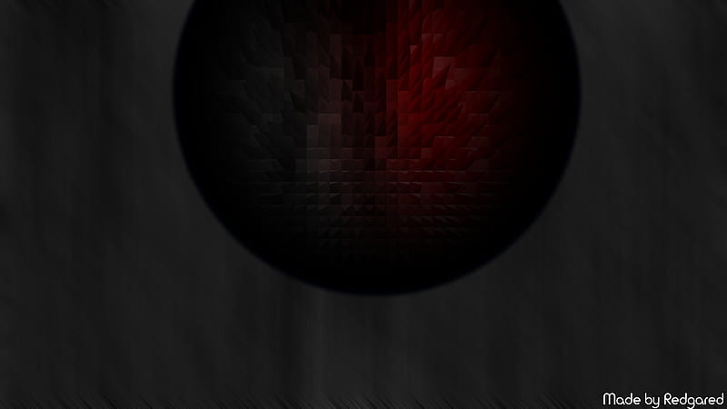 Crazy #7, red, kiko, circle, crazy, made by redgared, gris, pyramid, shit, HD wallpaper