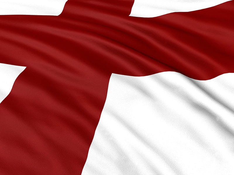 ST GEORGE CROSS, flag, england, HD wallpaper