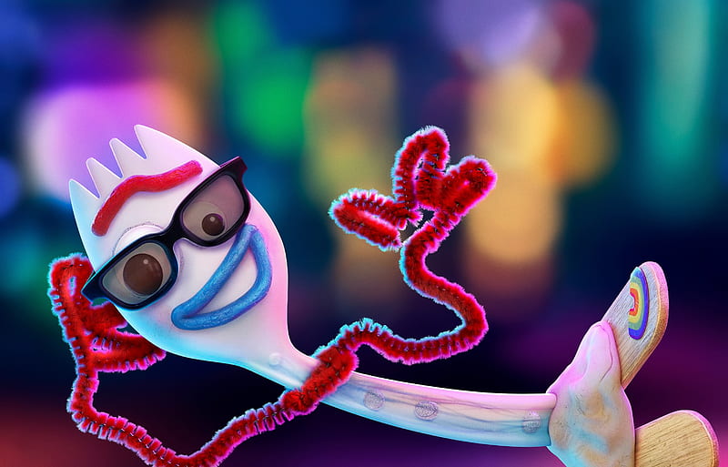 forky, toy story 4, animation, Movies, HD wallpaper