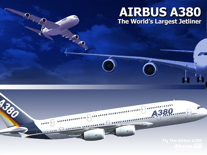 Airbus A 380, aircraft, four-wide-bodied, airbus a380, aeroplane, a380, HD wallpaper