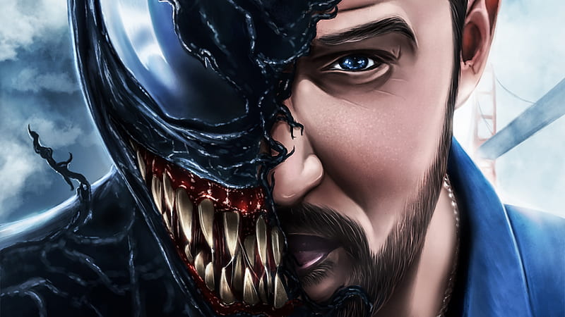 Venom Movie Artwork 2018, venom-movie, venom, superheroes, artwork, digital-art, HD wallpaper