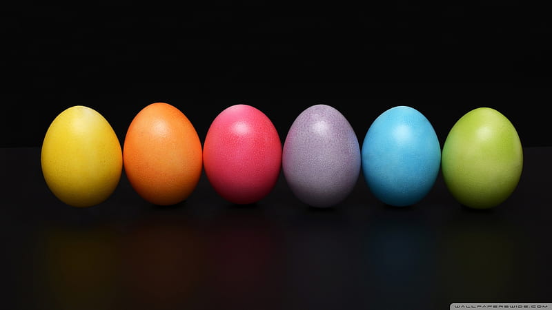 Colourful Easter Eggs, Easter Eggs, Colourful, HD wallpaper