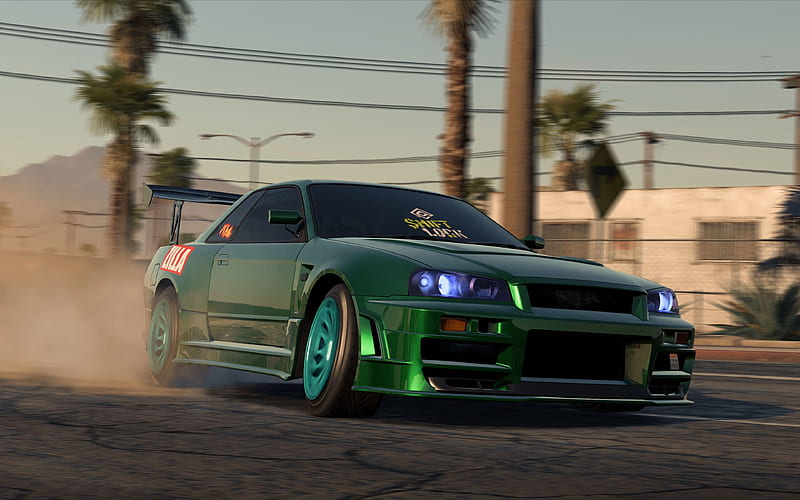 Need For Speed Payback Nissan Skyline, 2017 games, NFSP, autosimulator, Need For Speed, HD wallpaper