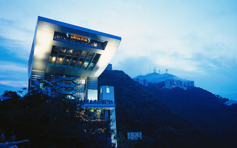 Peak Peak-Hong Kong landscape, HD wallpaper