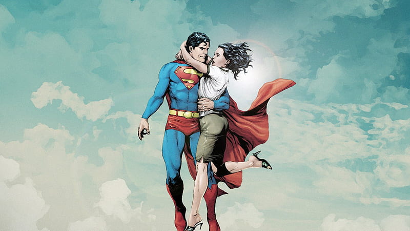 Superman and Lois, cartoon, anime, entertainment, people, HD wallpaper |  Peakpx
