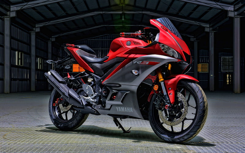 Yamaha YZF-R3 red motorcycle, superbikes, Yamaha YZF-R3, motorcycles, HD wallpaper | Peakpx