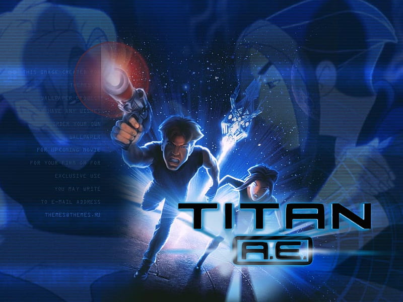 Titan A E, sci fi, animation, HD wallpaper