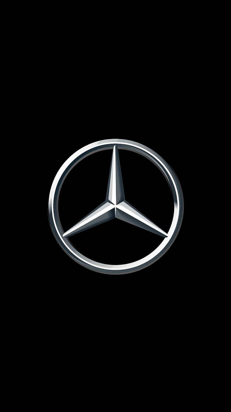 Mercedes, mercedeslogo, HD phone wallpaper