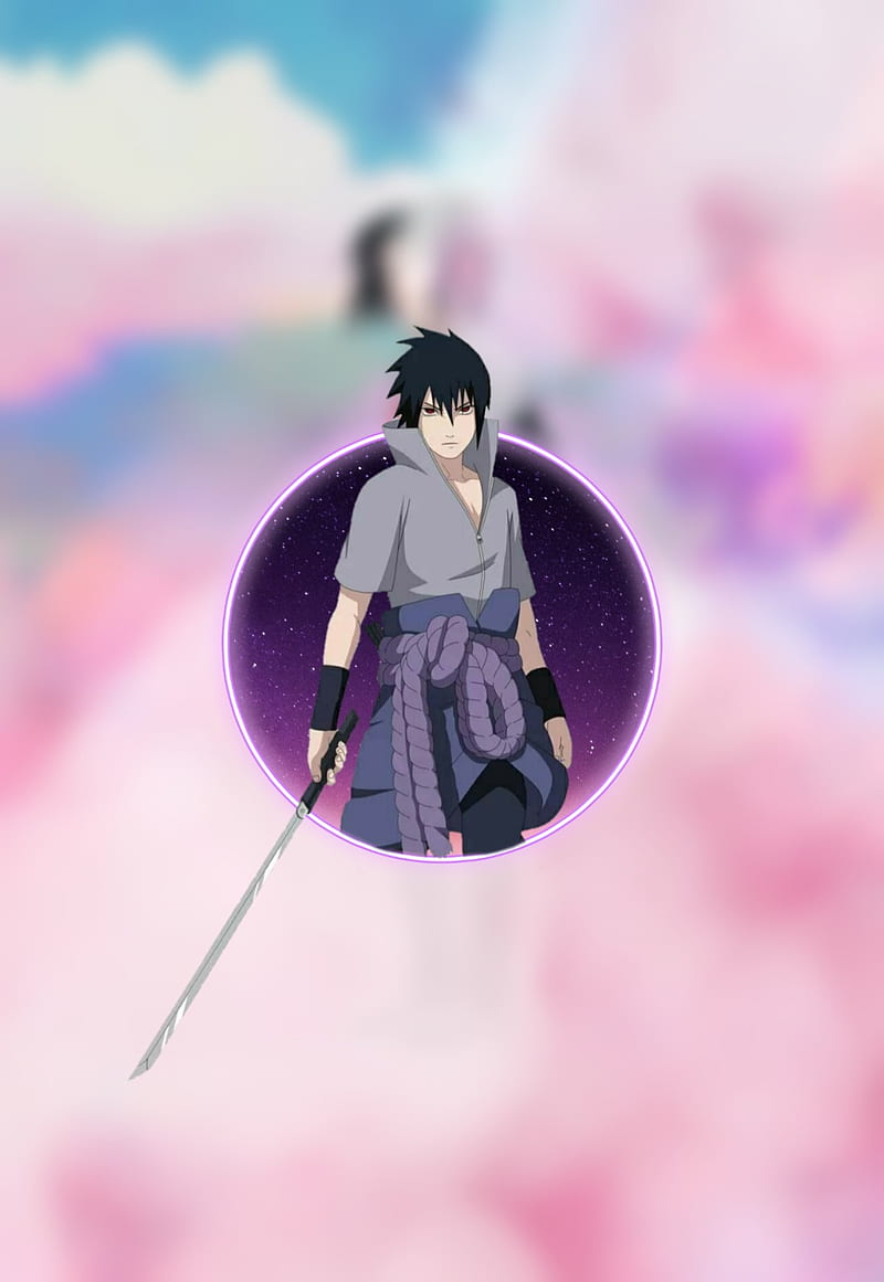 Sasuke avatar circle logo naruto HD phone wallpaper  Peakpx