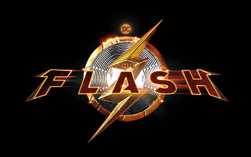 The Flash 2023 Movie Logo Poster, HD wallpaper