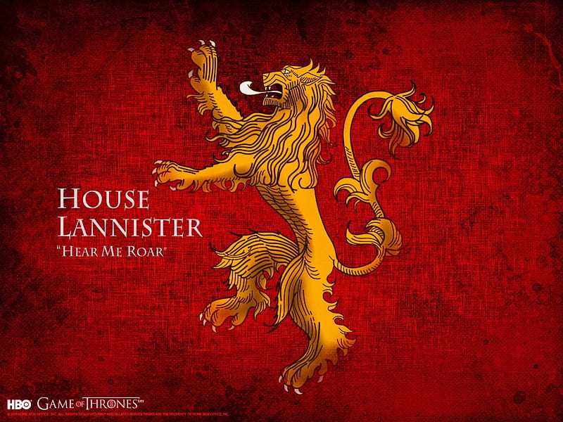 Game of Thrones - House Lannister, Lannister, westeros, game, show, fantasy, tv show, George R R Martin, House, GoT, essos, fantastic, HBO, a song of ice and fire, Game of Thrones, thrones, medieval, entertainment, skyphoenixx1, HD wallpaper