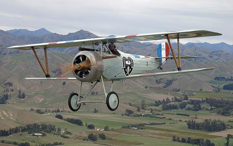 Nieuport 24, world war one, french air force, biplane, nieuport, HD wallpaper