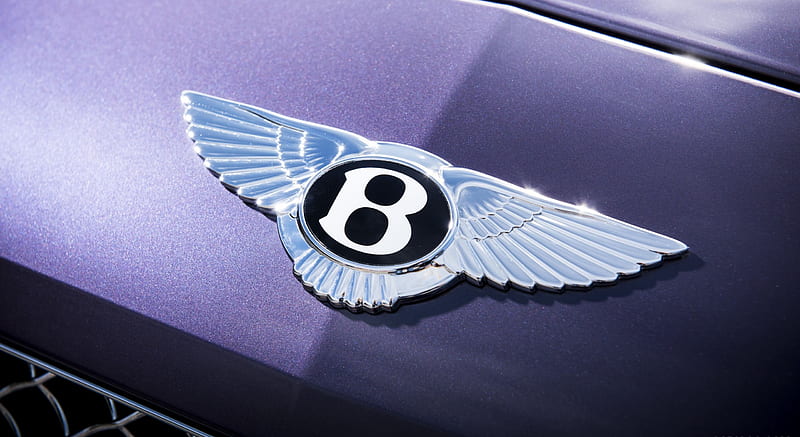 2016 Bentley Continental GT W12 (Grey Violet) - Badge , car, HD wallpaper