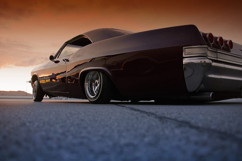 1965 Chevy Impala, carros, chevy, lowriders, HD wallpaper