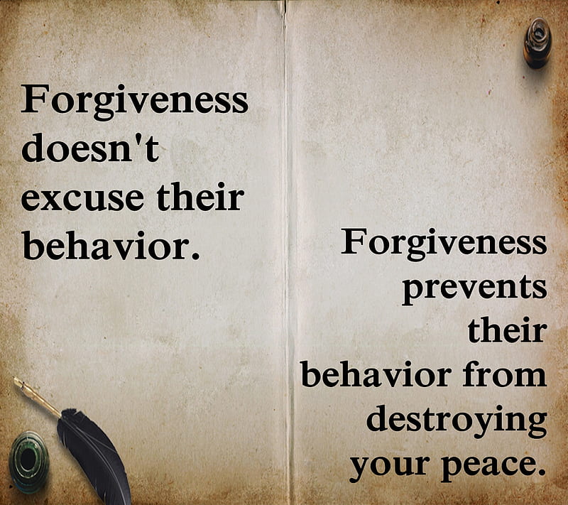 forgiveness, behaviour, destroying, new, nice, prevent, saying, HD wallpaper