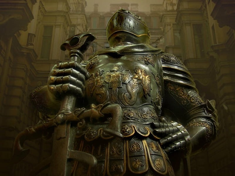 medievil knight, medievil, sword, knight, armour, HD wallpaper
