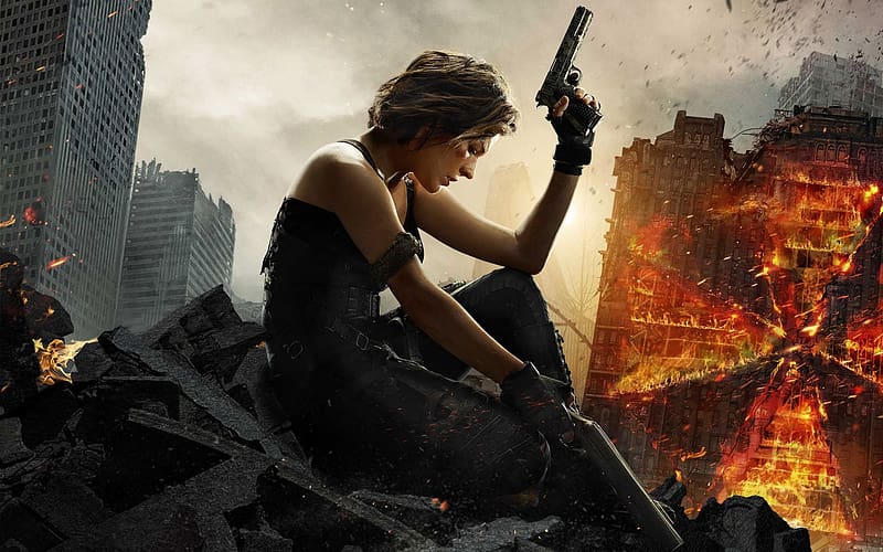Resident Evil, Milla Jovovich, Movie, Resident Evil: The Final Chapter, HD wallpaper