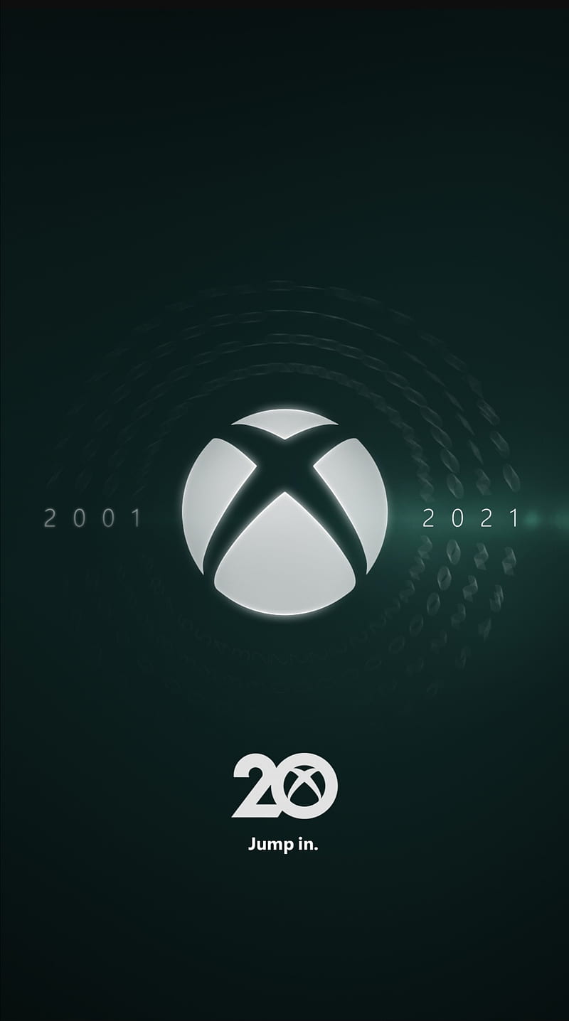 Xbox 20 years, black, HD phone wallpaper