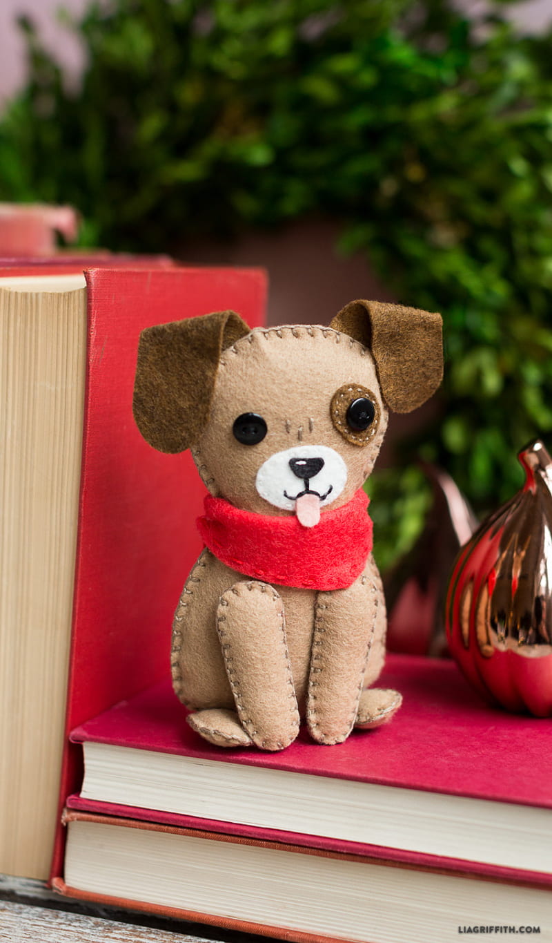 Cute puppy outlet doll