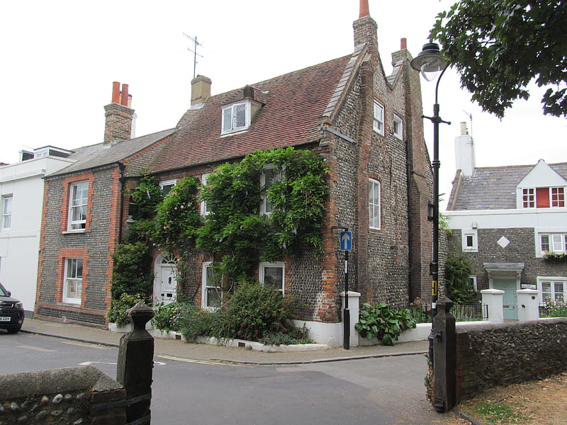 Stone Cottages, Sussex, Houses, Cottages, UK, Dwellings, Shoreham, HD wallpaper