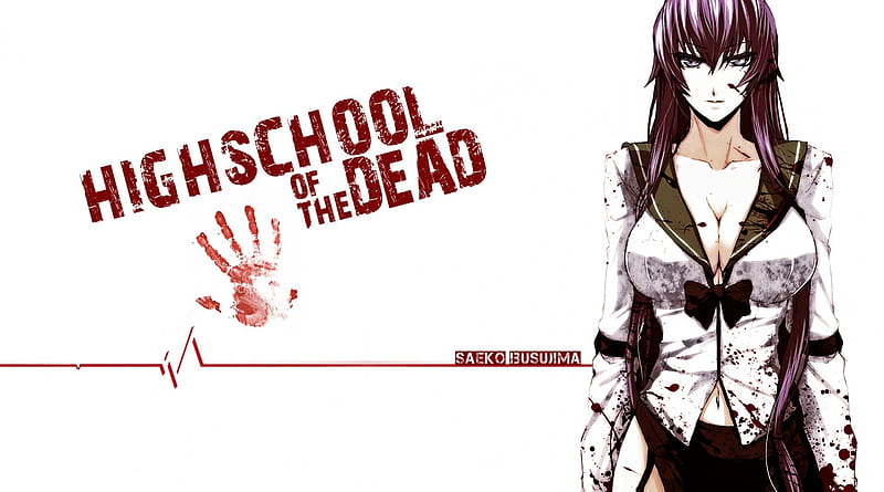 Saeko, Busujima, HotD, Highschool of the Dead, HD wallpaper | Peakpx