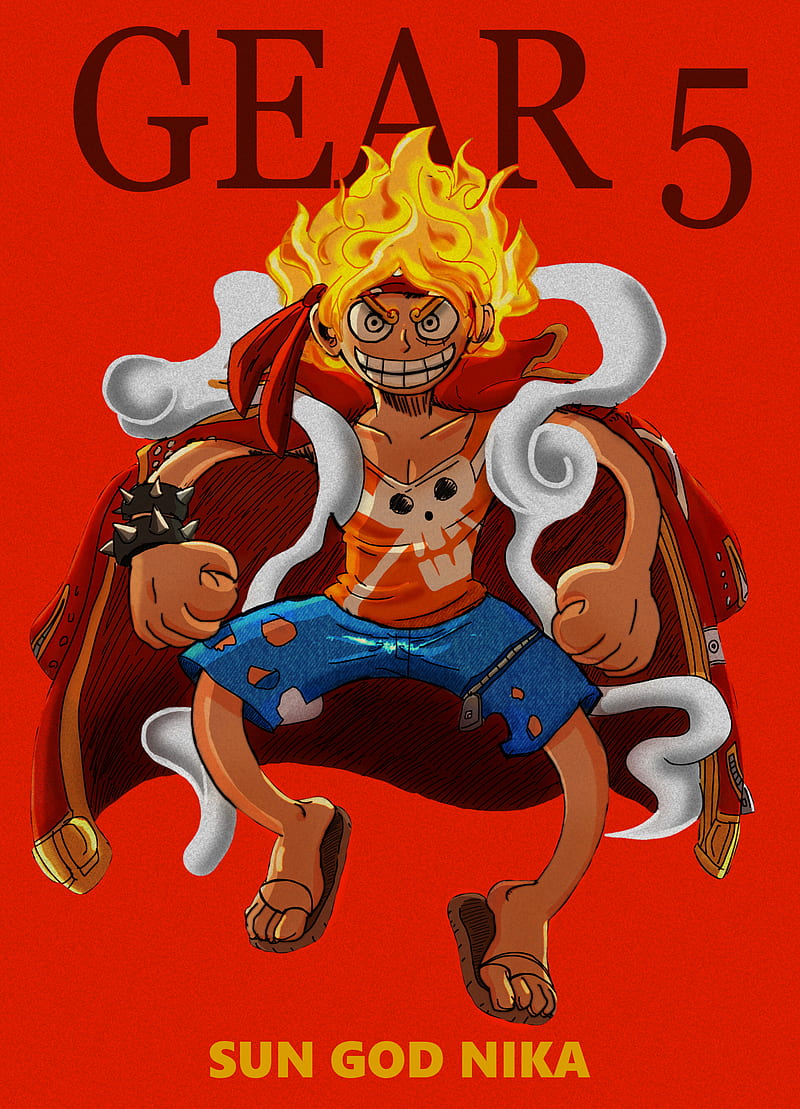 Luffy Gear 5 Sun God Nika One Piece PC, HD wallpaper