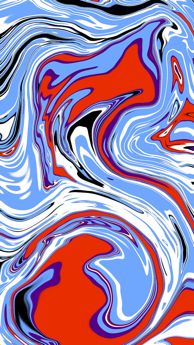 marble 500, abstract blue, colors, liquid, pattern, red, texture, HD phone wallpaper
