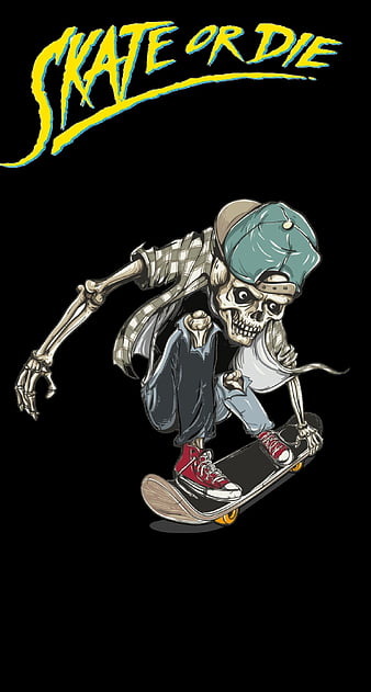 Graffiti Skateboard Skeleton Wallpaper Download  MOONAZ