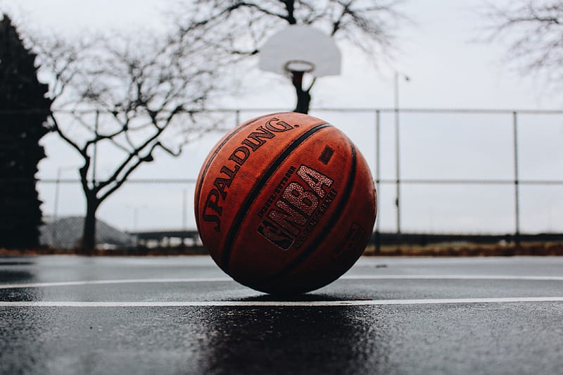 NBA, ball, basketball, game, spalding, sport, street, HD wallpaper