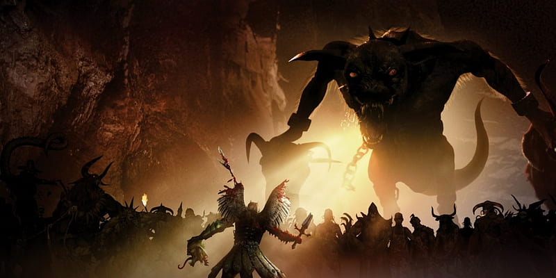 dragon slayer, hero, infernal, giant, confrontation, HD wallpaper
