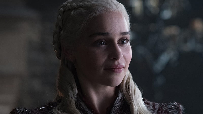 Game of Thrones (TV Series 2011– ), actress, girl, game of thrones, tv series, daenerys targaryen, face, mother of dragons, Emilia Clarke, woman, HD wallpaper