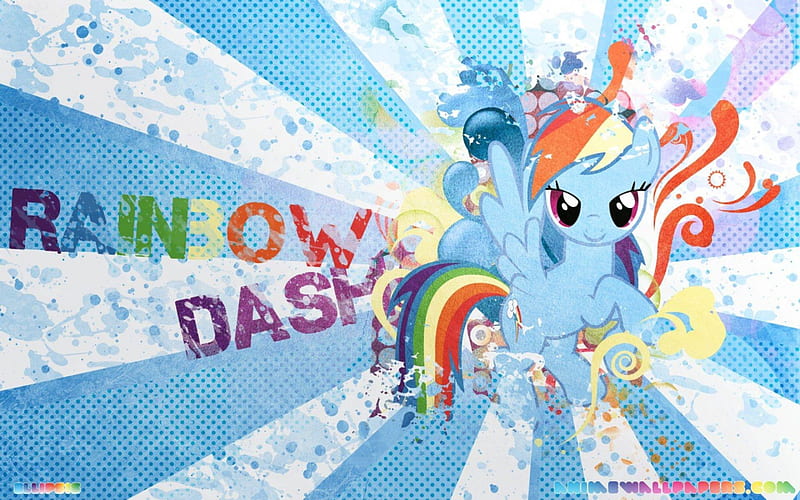 Rainbow Dash, My Little Pony, Friendship is Magic, Rainbow, Cool, HD wallpaper