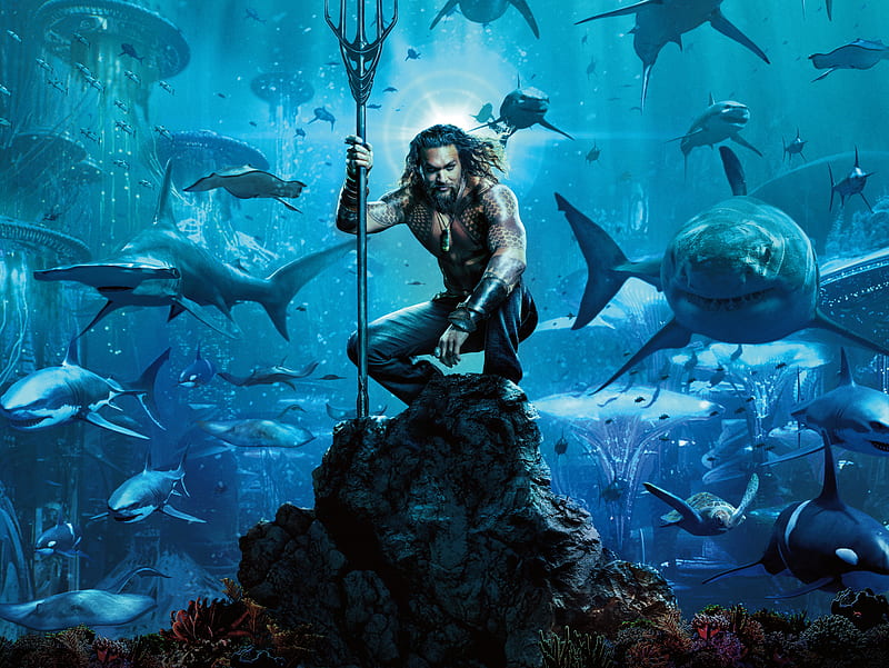 Aquaman Movie , aquaman-movie, aquaman, movies, 2018-movies, jason-momoa, poster, HD wallpaper