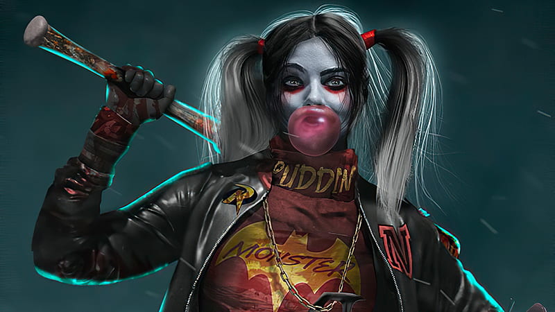 Harley Quinn Bosslogic, harley-quinn, superheroes, artwork, artist, HD wallpaper