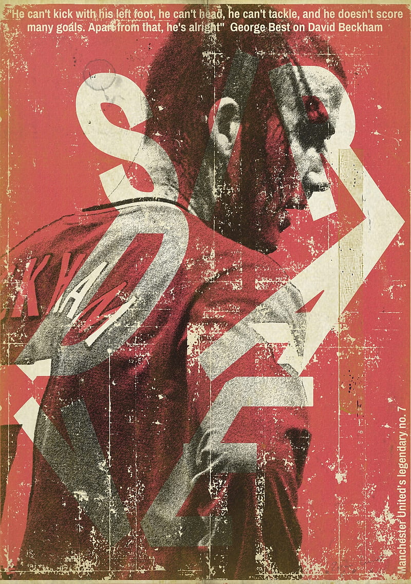 David Beckham, soccer, art, manchester united, legend, football, becks, HD phone wallpaper