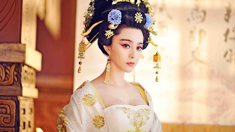 The Empress of China 2014, Fan Bingbing, actress, girl, asian, tv series, the empress of china, jewel, HD wallpaper
