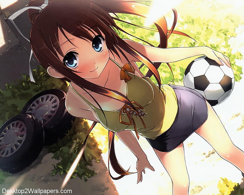 girls_loves soccerv player, soccer, player, izumi, loves, HD wallpaper